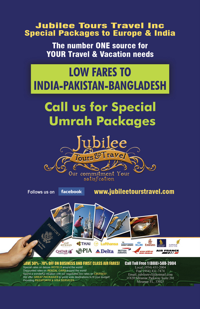 Jubilee Tours & Travel Inc