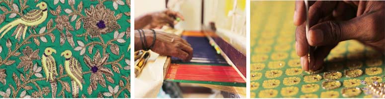 Poised at the top of this hierarchy is the handloom-woven sari